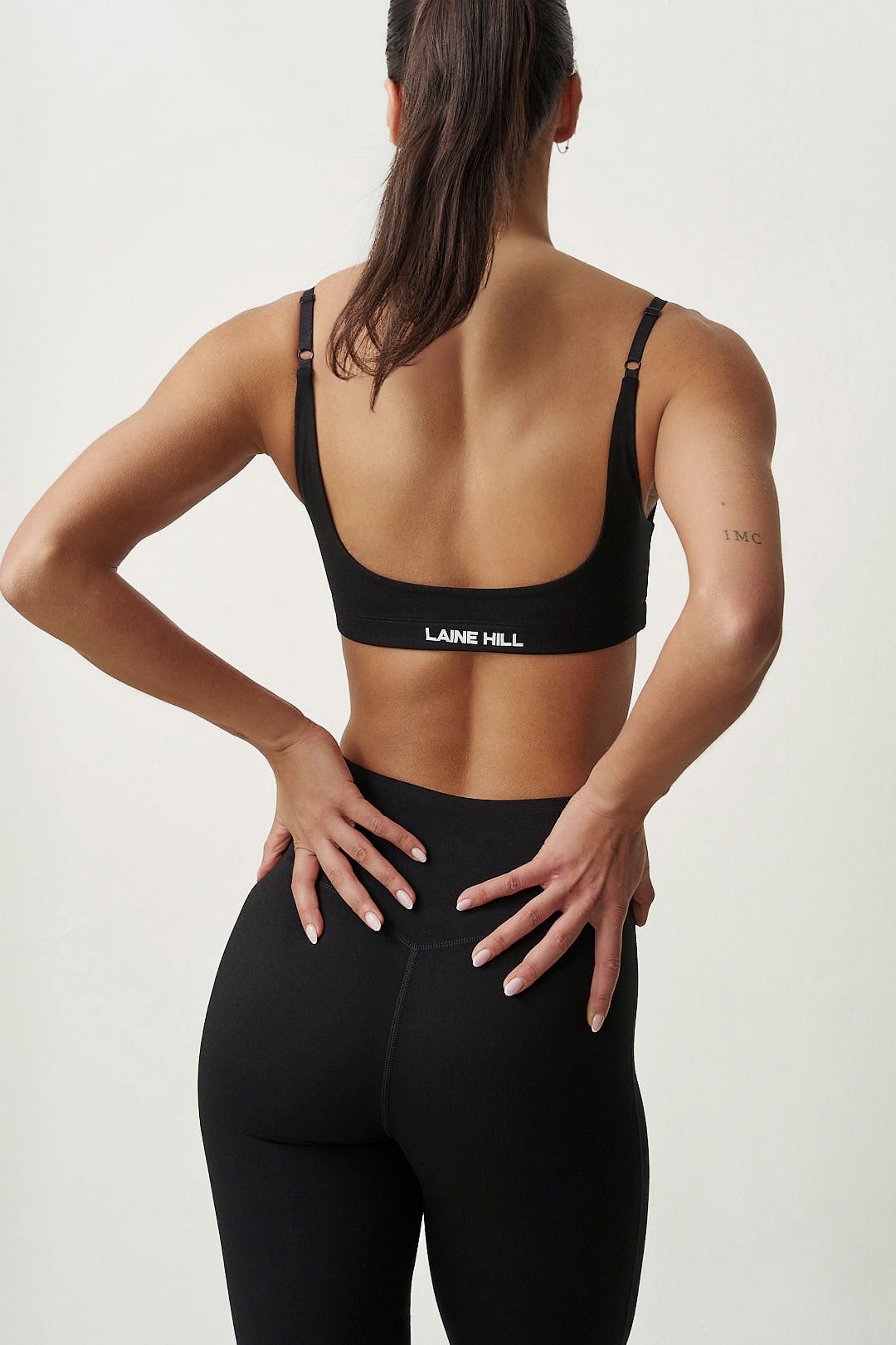 Essential Bra — Organic Cotton, Black