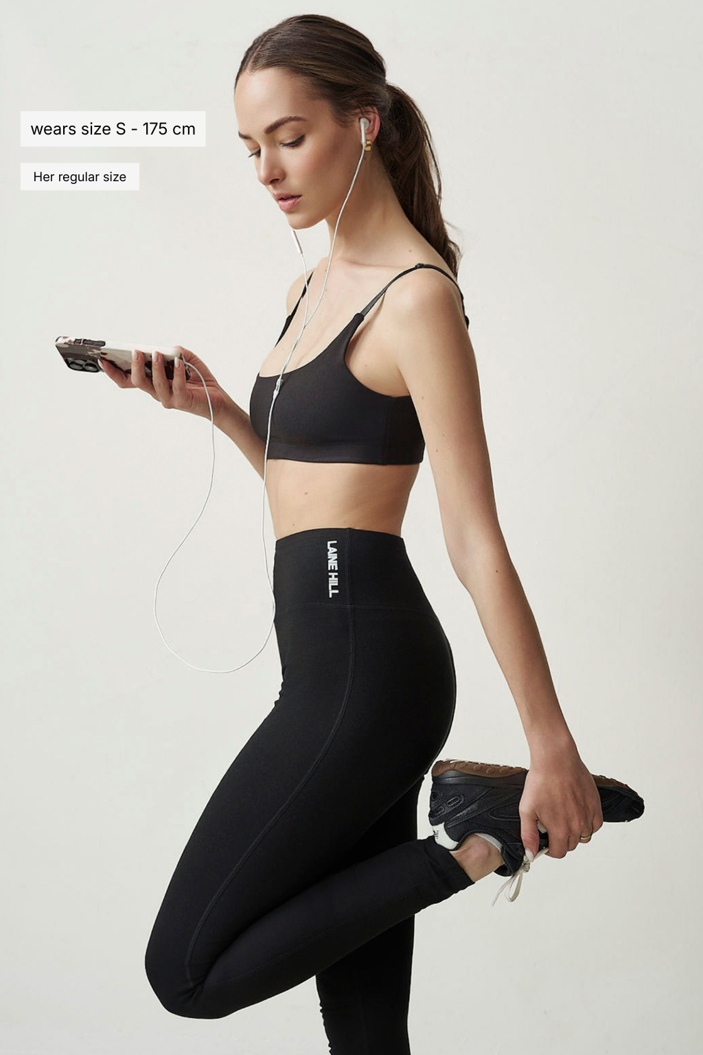Essential Bra — Organic Cotton, Black