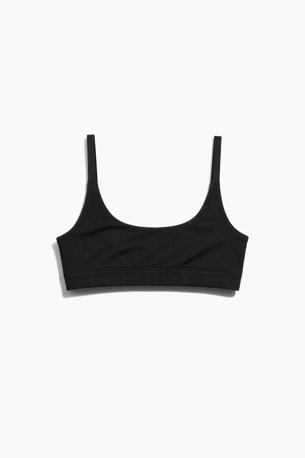 Essential Bra — Organic Cotton, Black