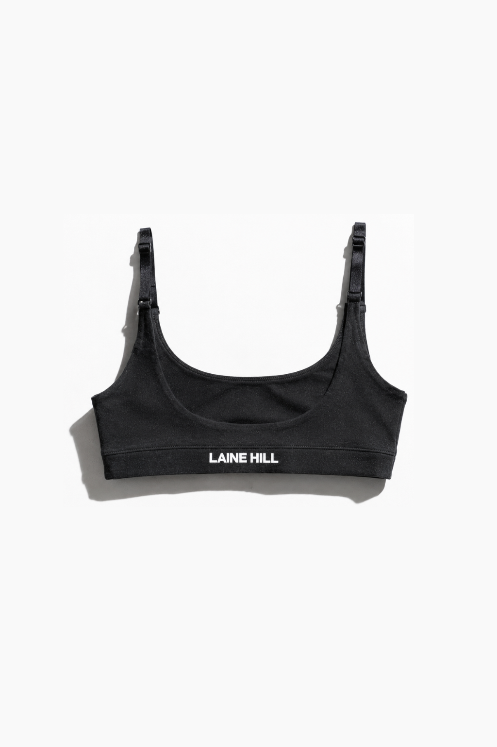 Essential Bra — Organic Cotton, Black